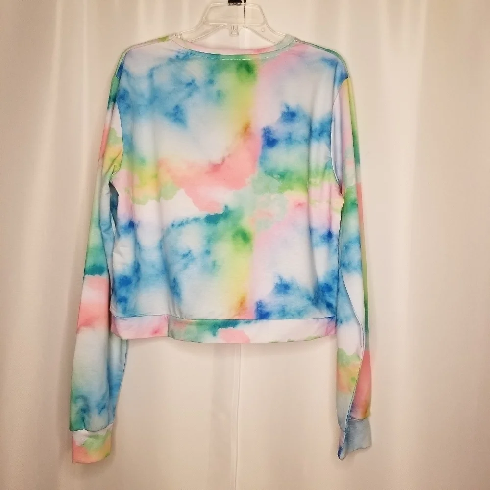 NASTY GAL Out Of This World Tie Dye Sweatshirt